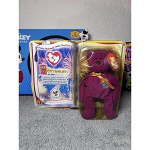 VTG Ty Beanie Babies Millennium The Bear 1999 Retired